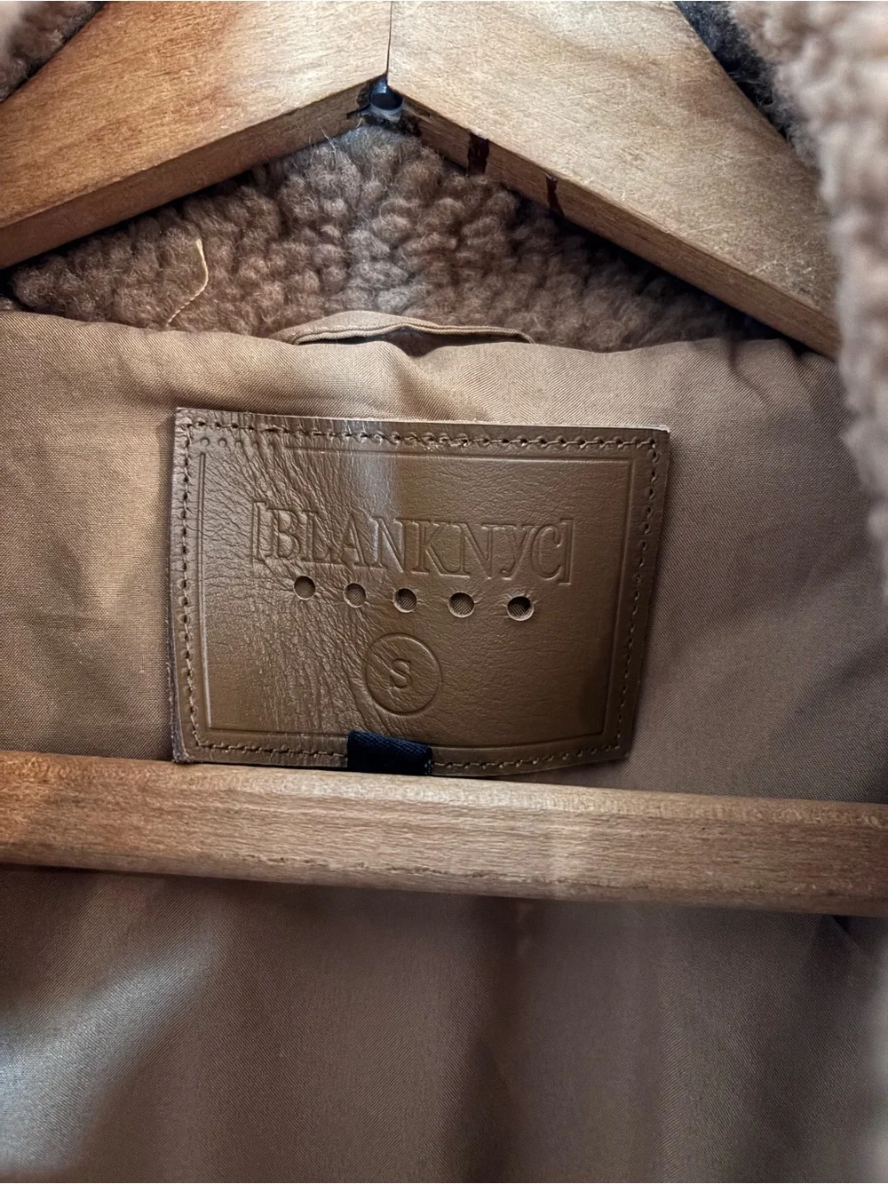 Blank NYC Under Wraps Sherpa Jacket small - Picture 6 of 6